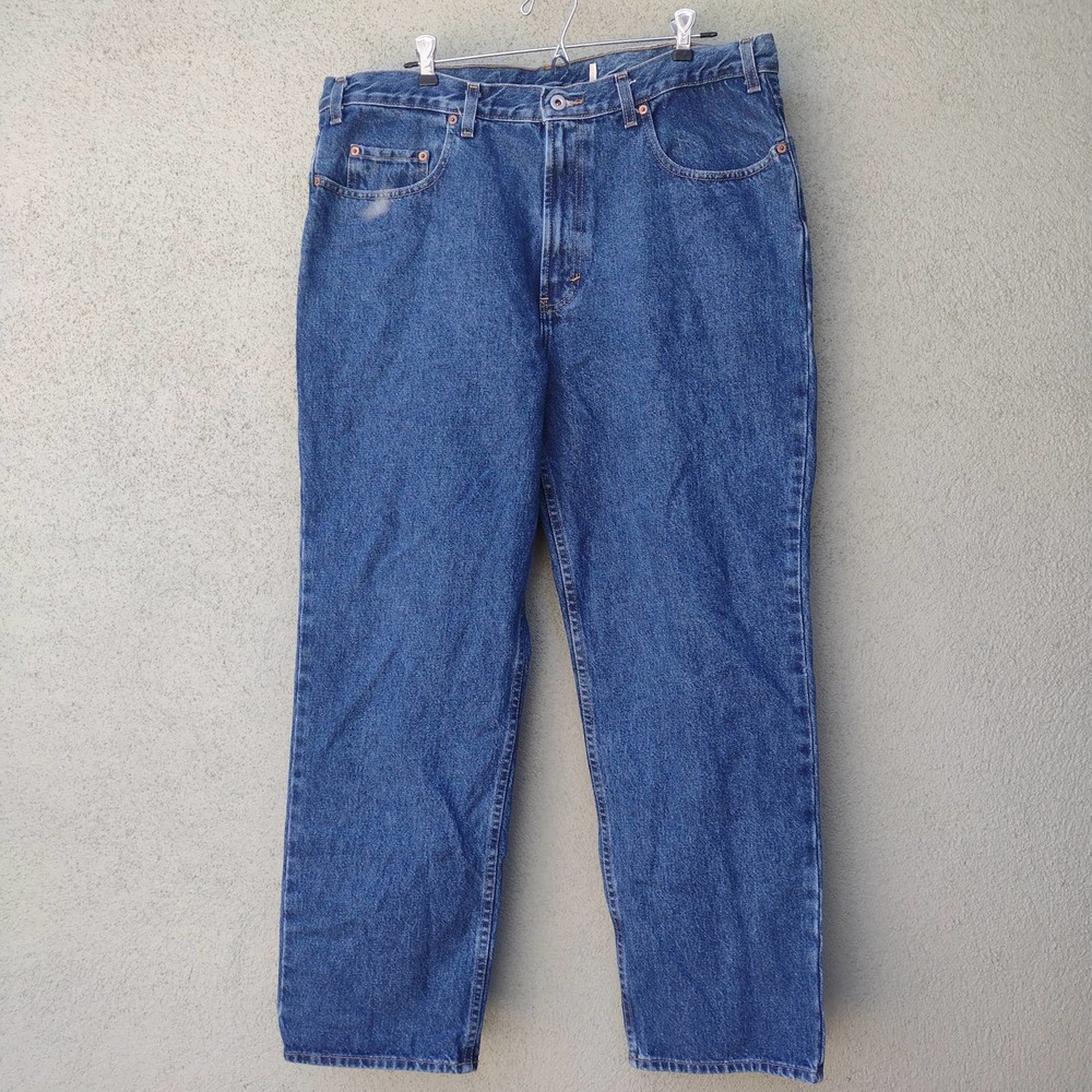 GAP Y2K Relaxed Fit Men's Blue Non-stretch Jeans 38x30